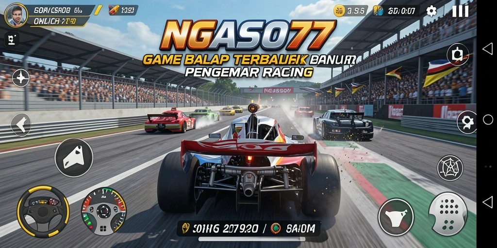 Gameplay racing intens dan memikat di NGASO77