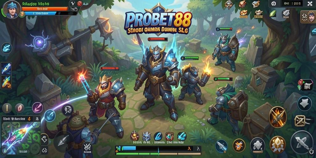 Tampilan gameplay menarik dari PROBET88 dengan strategi berbasis SLG.