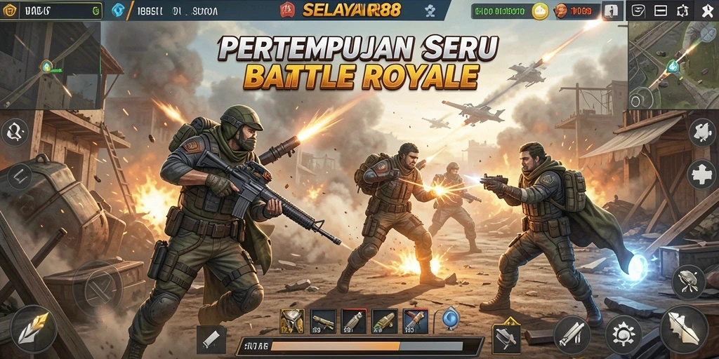 Tampilan seru dari pertarungan epik di SELAYAR88.