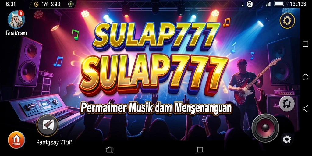 Screenshot gameplay SULAP777 menampilkan keseruan bermain musik.